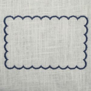 Scallop Rahmen Rechteck Satin 4 Grössen – Bild 1