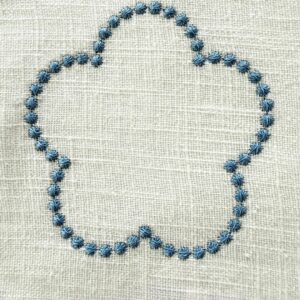 Stickdatei Blume Perlen 5 Grössen – Bild 1