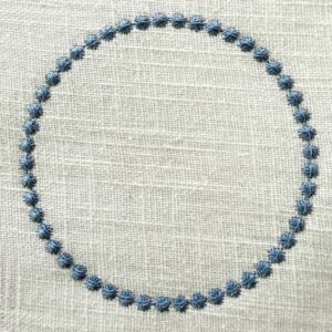 Stickdatei Kreis Perlen 5 Grössen – Bild 1