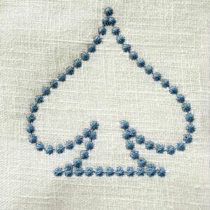 Stickdatei Pik Perlen 5 Grössen – Bild 1