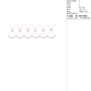 Stickdatei Bordüre Herzen 2 Grössen – Bild 3