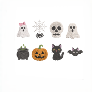 Stickdatei Halloween 8 Mini Designs – Bild 1