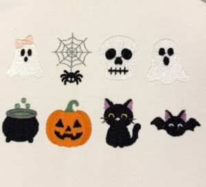 Stickdatei Halloween 8 Mini Designs – Bild 2